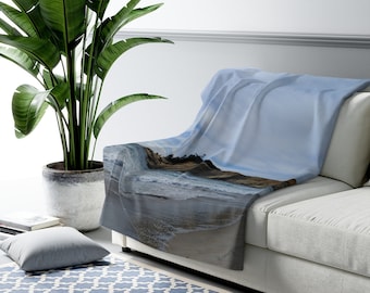 Oregon Coast Collection Sherpa Fleece Blanket