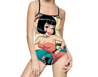 LucyLu-Women's One-piece Swimsuit (AOP)
