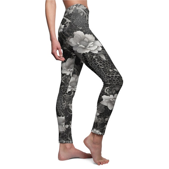 Black Lace Casual Leggings