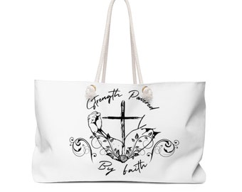 Strength By Faith Weekender Bag