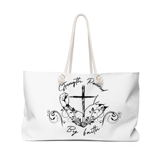 Strength By Faith Weekender Bag