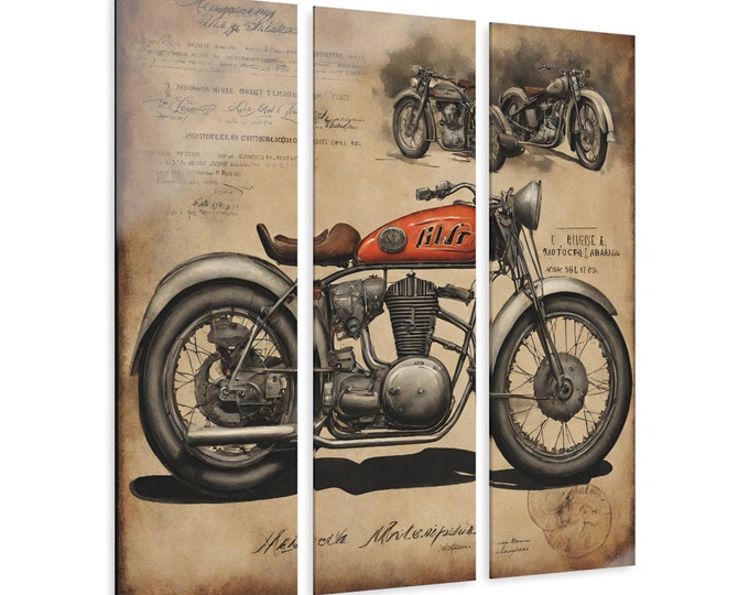 Vintage Motorcycle Acrylic