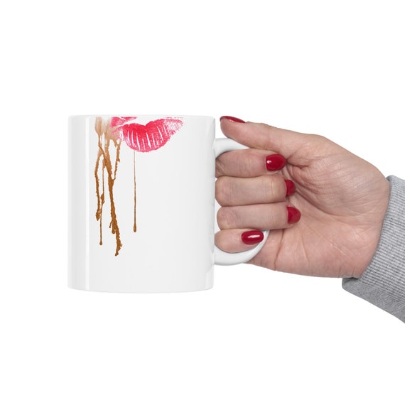Dirty Cup (With Lipstick smudge)