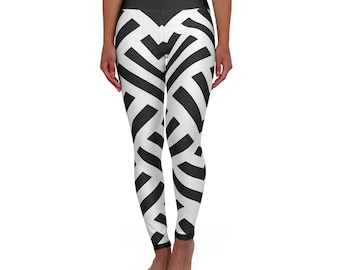 GeoMod ~High Waisted Yoga Leggings (AOP)