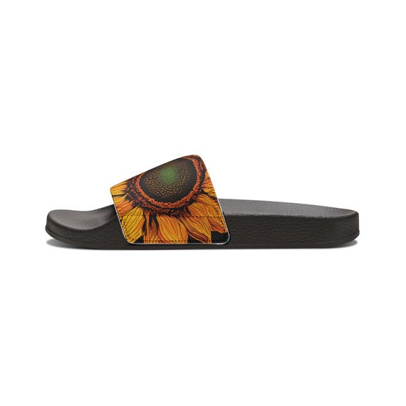 Women's Removable-Strap Sunflower Sandals