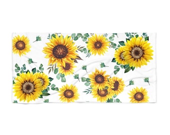 Sunflower Beach Towel