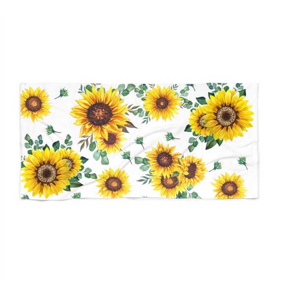 Sunflower Beach Towel