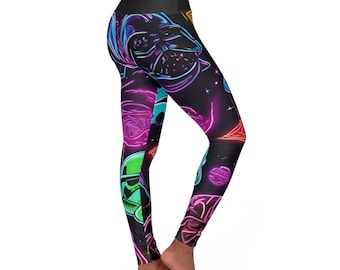 StarVibe ~High Waisted Yoga Leggings (AOP)