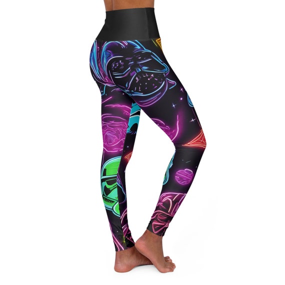 StarVibe ~High Waisted Yoga Leggings (AOP)
