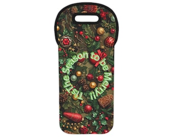 Tis The Season - Wine Tote Bag