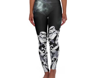 The Sorm -High Waisted Yoga Leggings (AOP)