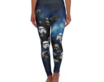 The Force ~High Waisted Yoga Leggings (AOP)