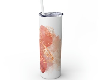 Skinny Tumbler with Straw, 20oz