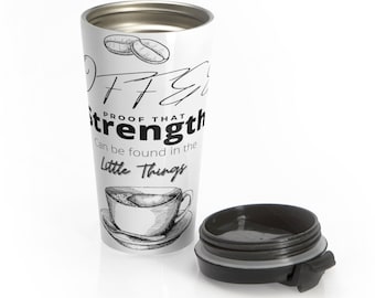 Coffee Strength Stainless Steel Travel Mug