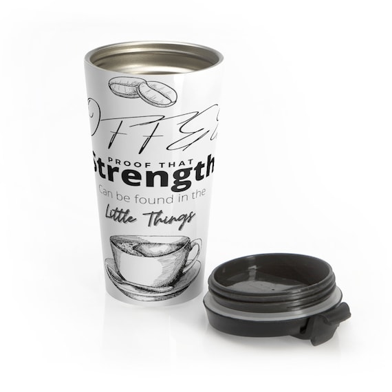 Coffee Strength Stainless Steel Travel Mug