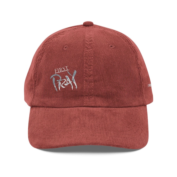 First Pray ~Vintage Corduroy Cap (Embroidery)