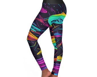 UFO ~High Waisted Yoga Leggings (AOP)