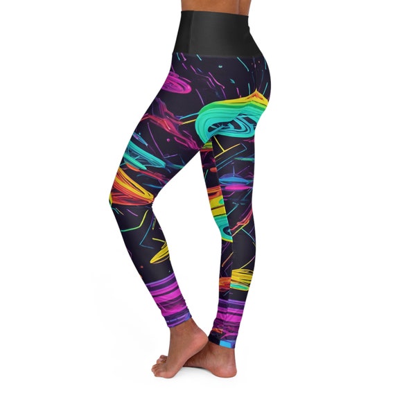 UFO ~High Waisted Yoga Leggings (AOP)