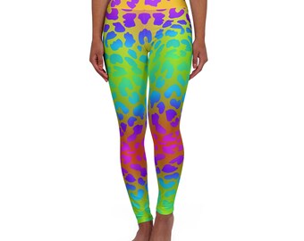 Cheetah ~High Waisted Yoga Leggings (AOP)