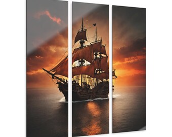 Pirate Sunset Acrylic