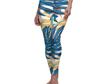 Tropical Print Women's  Casual Leggings