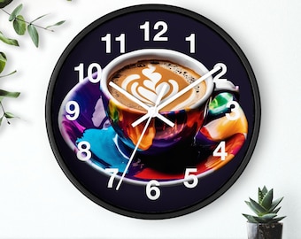 Mocha Time (Wall Clock)