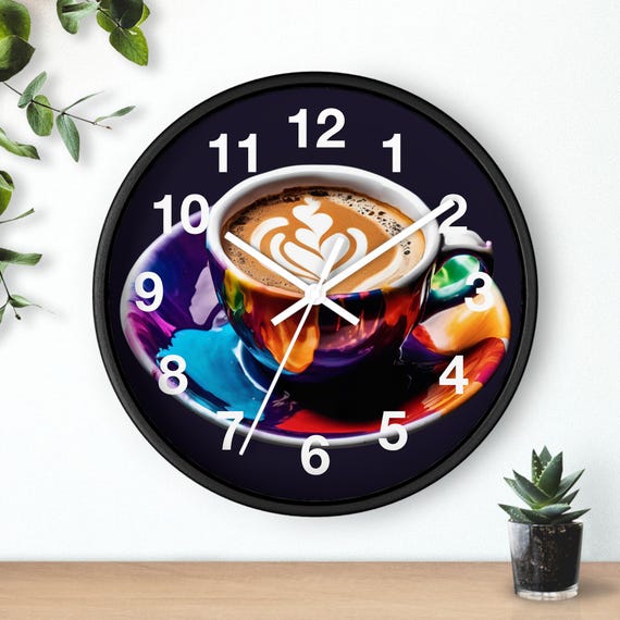 Mocha Time (Wall Clock)