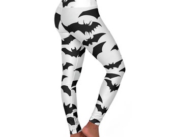 Bat Attack ~High Waisted Yoga Leggings (AOP)