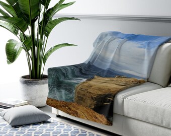 Oregon Coast Series Sherpa Fleece Blanket