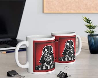 Caneca Darth Vader Melhor Pai da Galáxia | Caneca de Cerâmica | Caneca de Super-Herói | Caneca de Star Wars