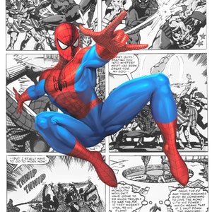 Marvel Spiderman Comic Strip Set of 3 Prints I Avengers I Marvel Prints ...