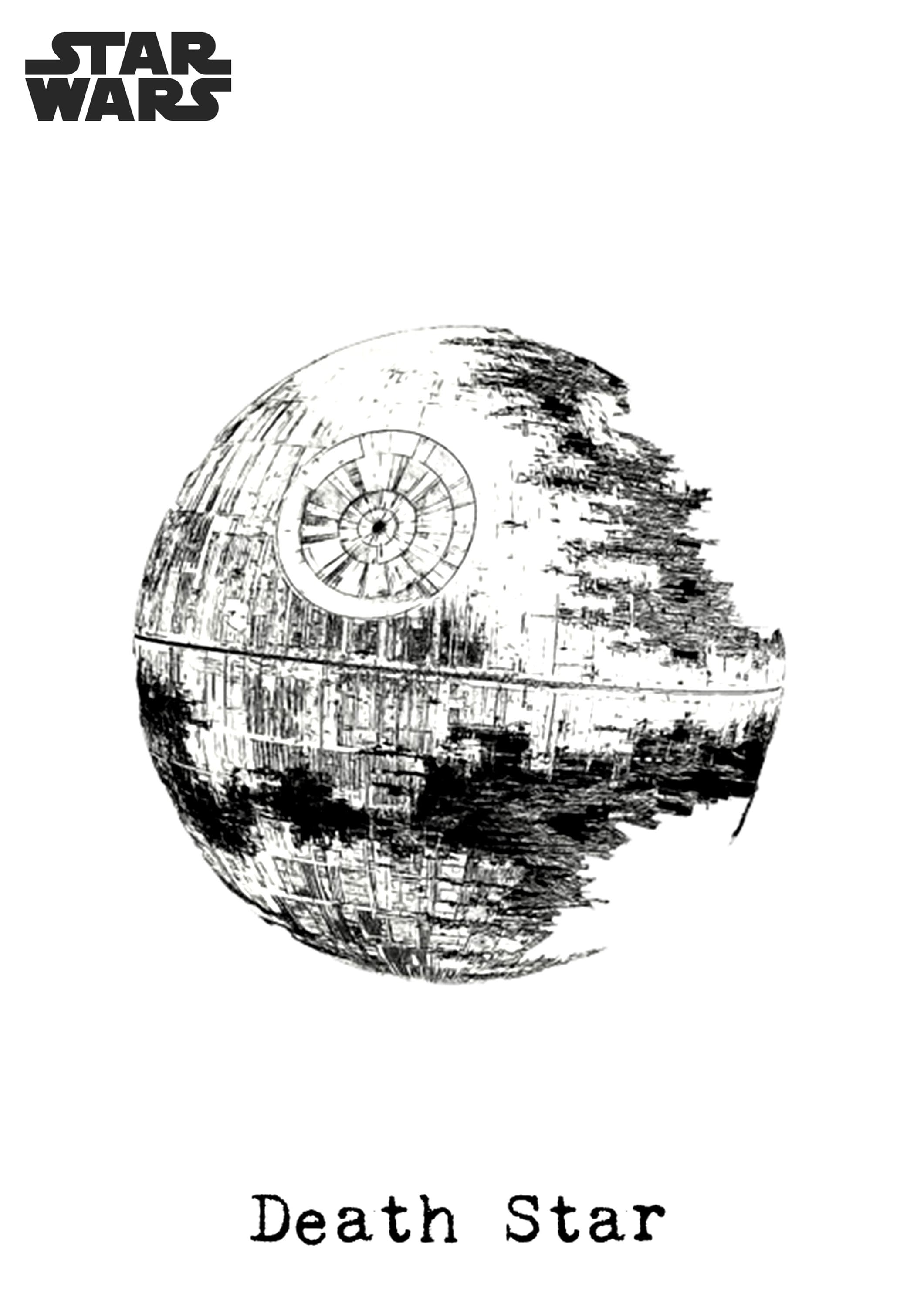Star Wars Ships Drawing Set of 4 Prints I Star Wars Prints I - Etsy