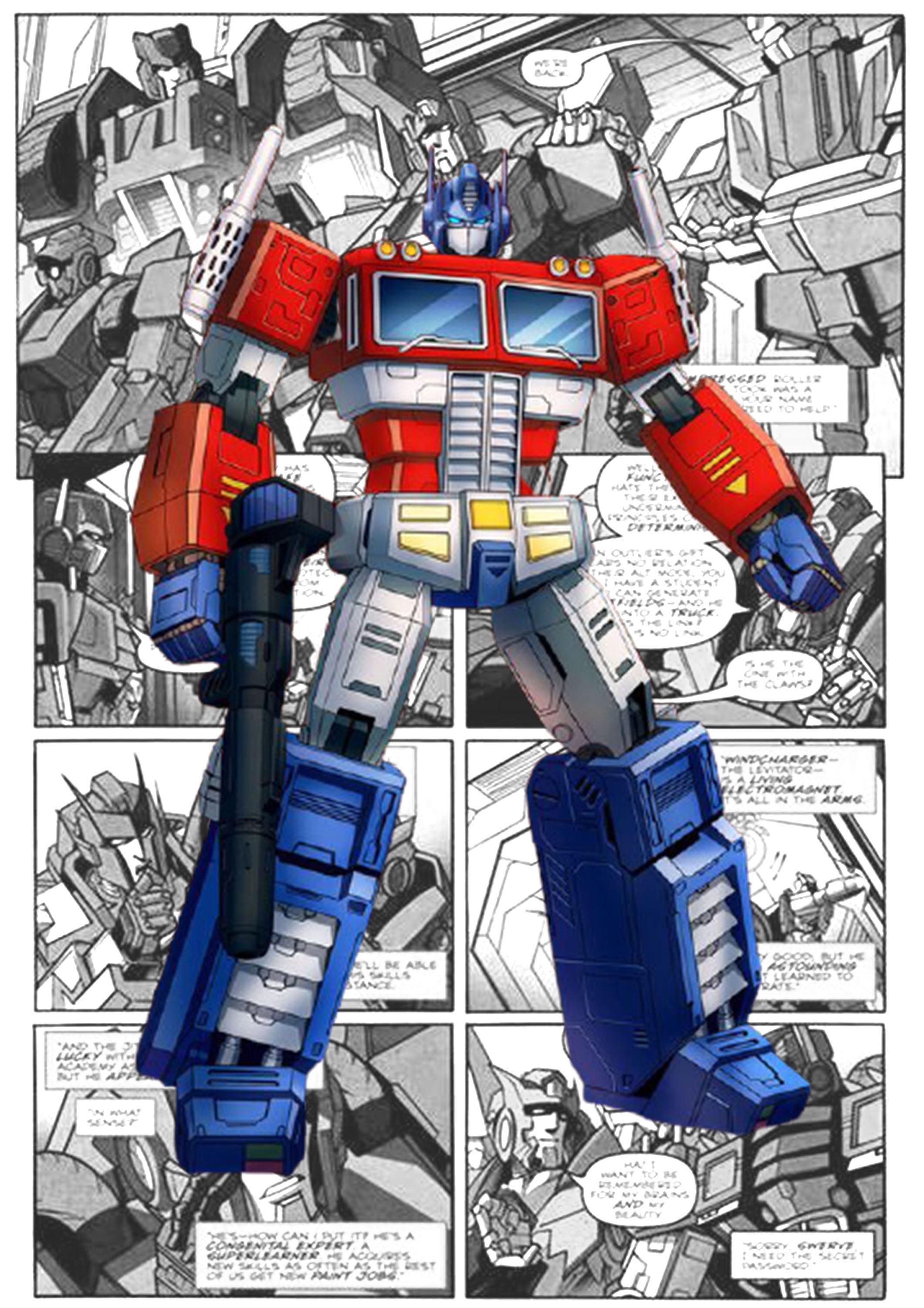 Transformers Comic Strip Set of 3 Prints I Transformers I Etsy UK