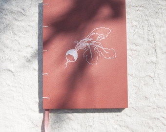 Red Radish Botanical Notebook Collected Tales