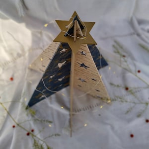 Blue Christmas tree North star Table decoration Home and Office collected stories
