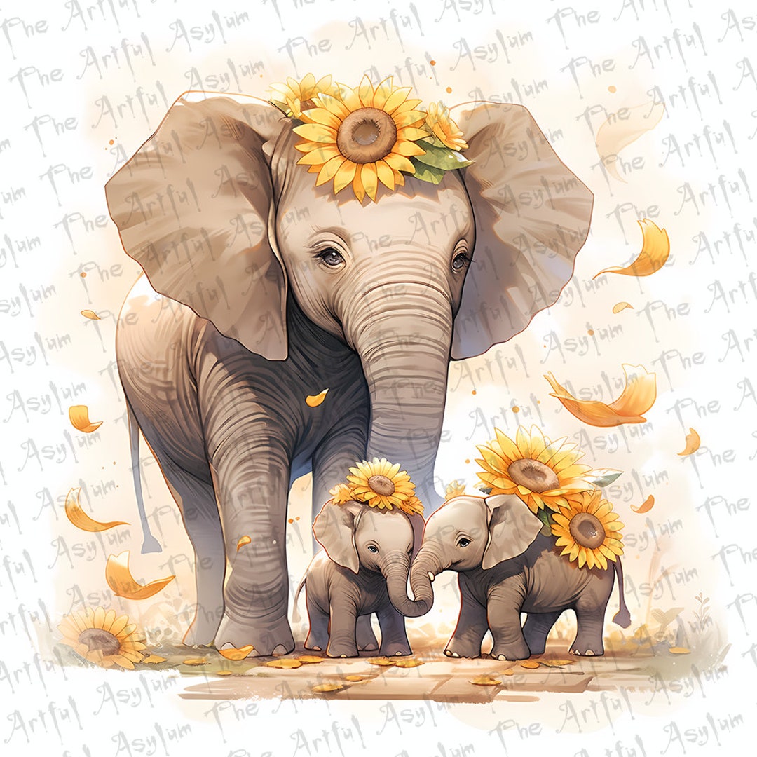 DECORATIVE ELEPHANT FAMILY main image 0