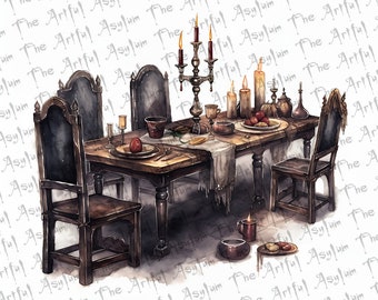 Gothic dining room table outlet