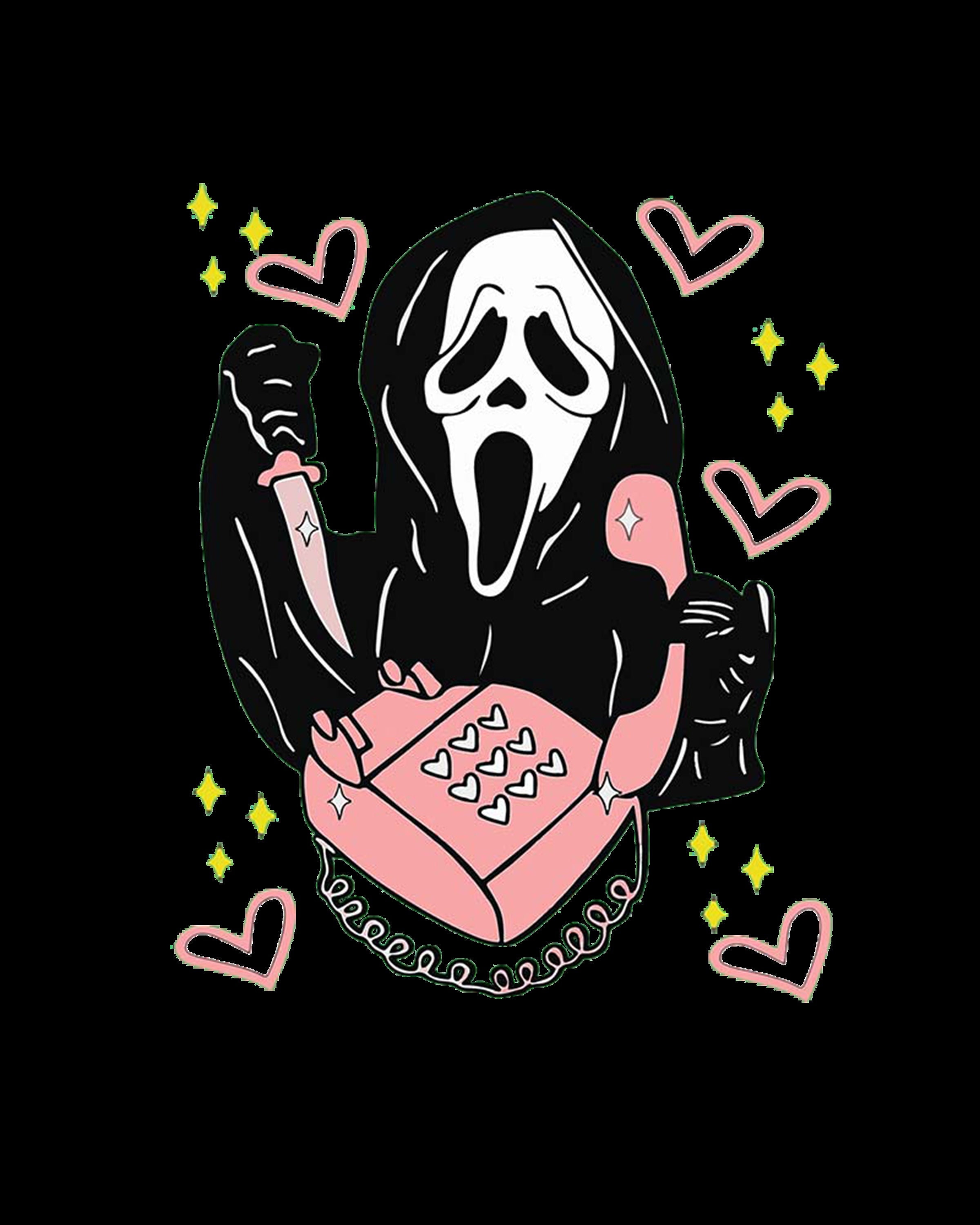 Ghost Face Decal Etsy