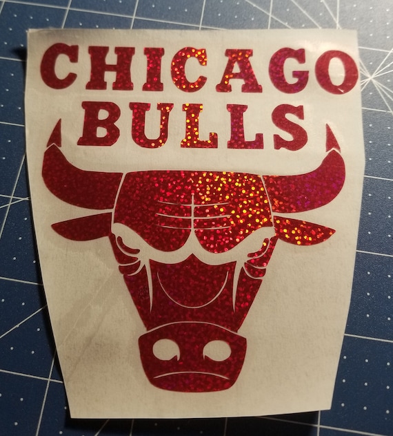 Chicago Bulls Decal Bulls Sticker Decal Sports Decal Etsy