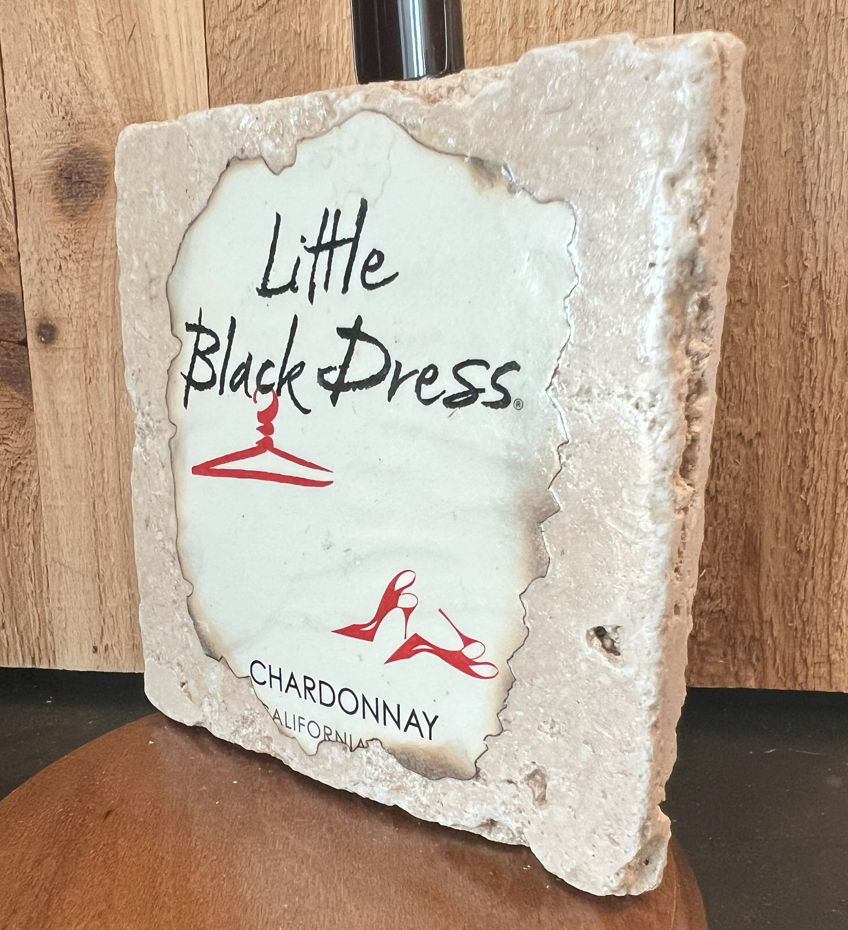 Little Black Dress Chardonnay Coaster - Etsy