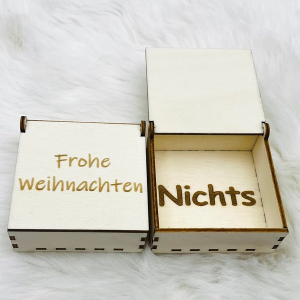 Geschenk Weihnachten Nichts