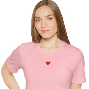Tiny Pixel HEART Unisex Jersey Short Sleeve Tee/tshirt/shirt life,hp,pixelized,pixel sprite,8 bit