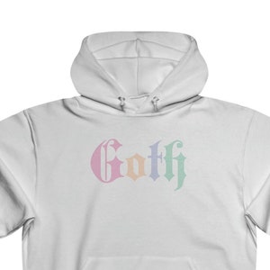 GOTH Pastel Unisex NUBLEND® Hooded Sweatshirt,gothic,pastel goth,pink goth,soft girl hoodie,bubble goth