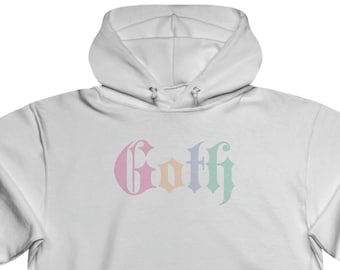 GOTH Pastel Unisex NUBLEND® Hooded Sweatshirt,gothic,pastel goth,pink goth,soft girl hoodie,bubble goth