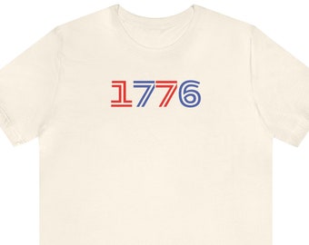 1776 Unisex Jersey Short Sleeve Tee/tshirt/shirt independence,independence day,freedom,america,USA,declaration of independence