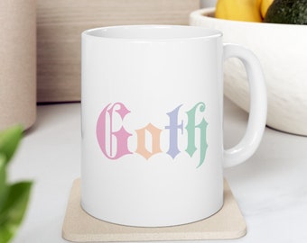 Tazza in ceramica GOTH pastello 11 once