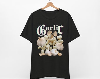 Bootleg Garlic Shirt, Unisex Jersey Short Sleeve Tee,bulb,herb,flavor,cooking,chef,plant
