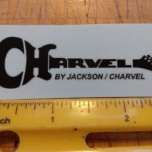 Electric Guitar Waterslide Decal: Black Ink, Restoration Grade