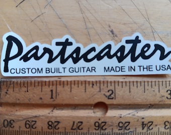 Metallic Gold Partscaster Guitar Waterslide Decal