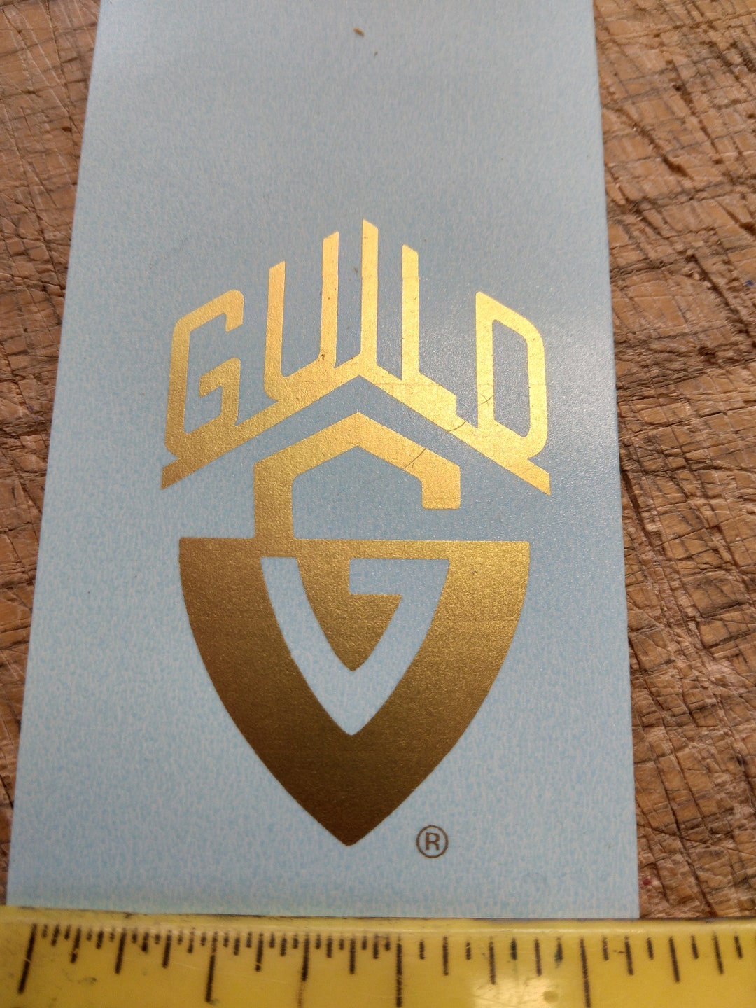 Acoustic Guitar Waterslide Decal Metallic Ink Guitar Decal Etsy